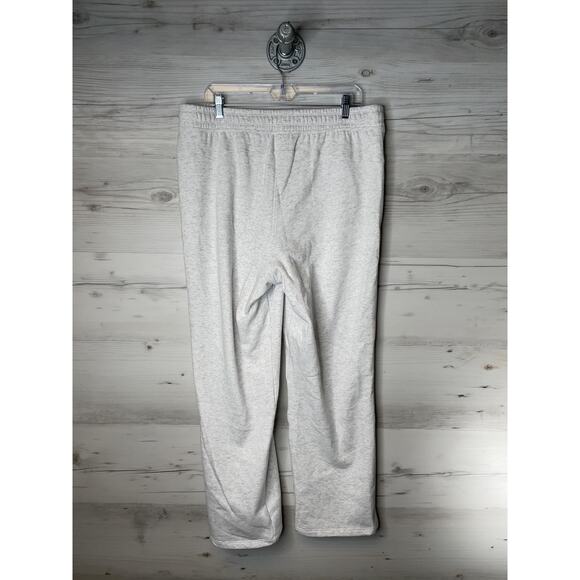 Calvin Klein Sweatpants Womens XL Gray Fleece Lounge Activewear Straight Leg - Picture 6 of 11